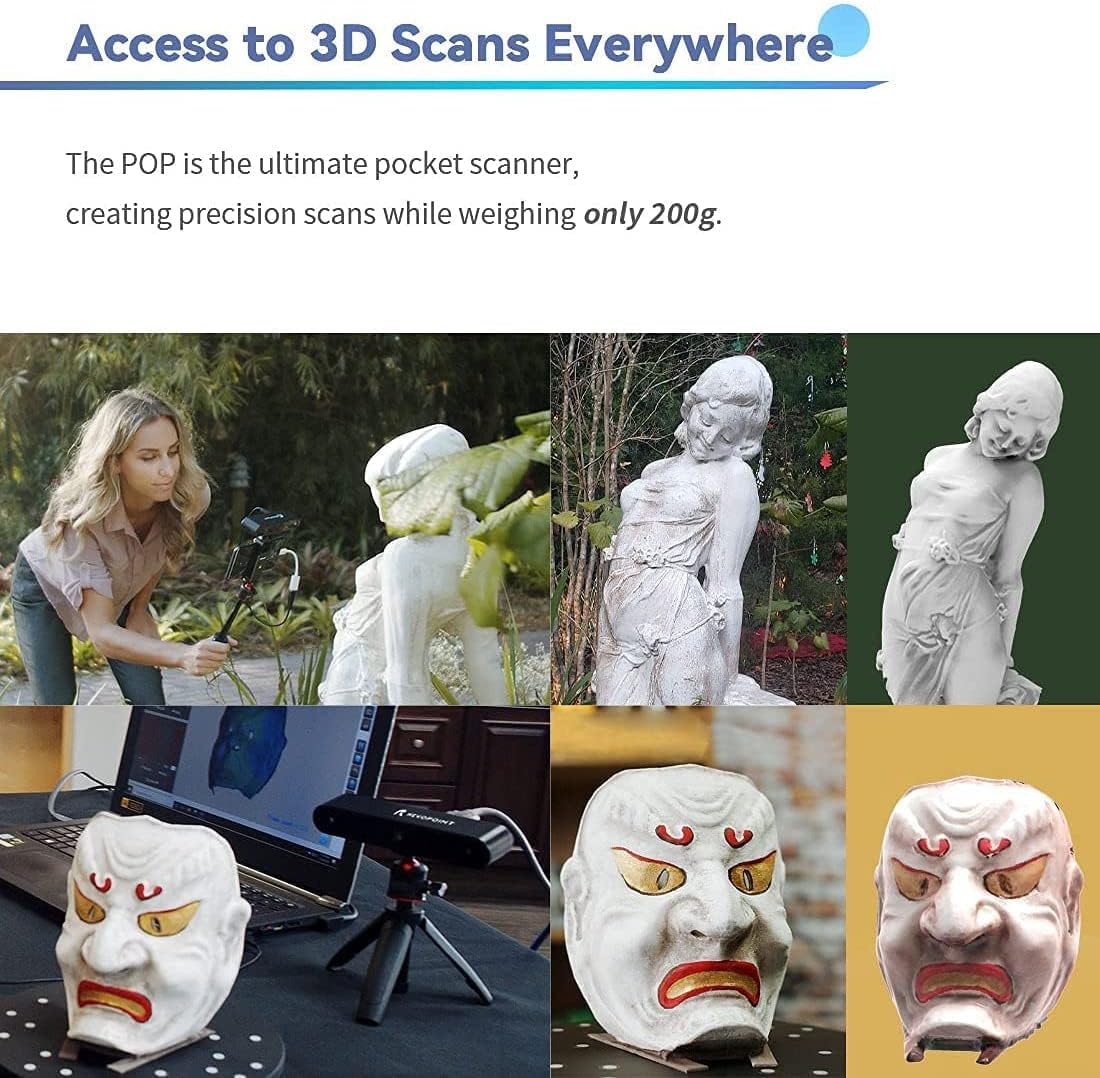 Black 3D Scanner with Turntable U598481