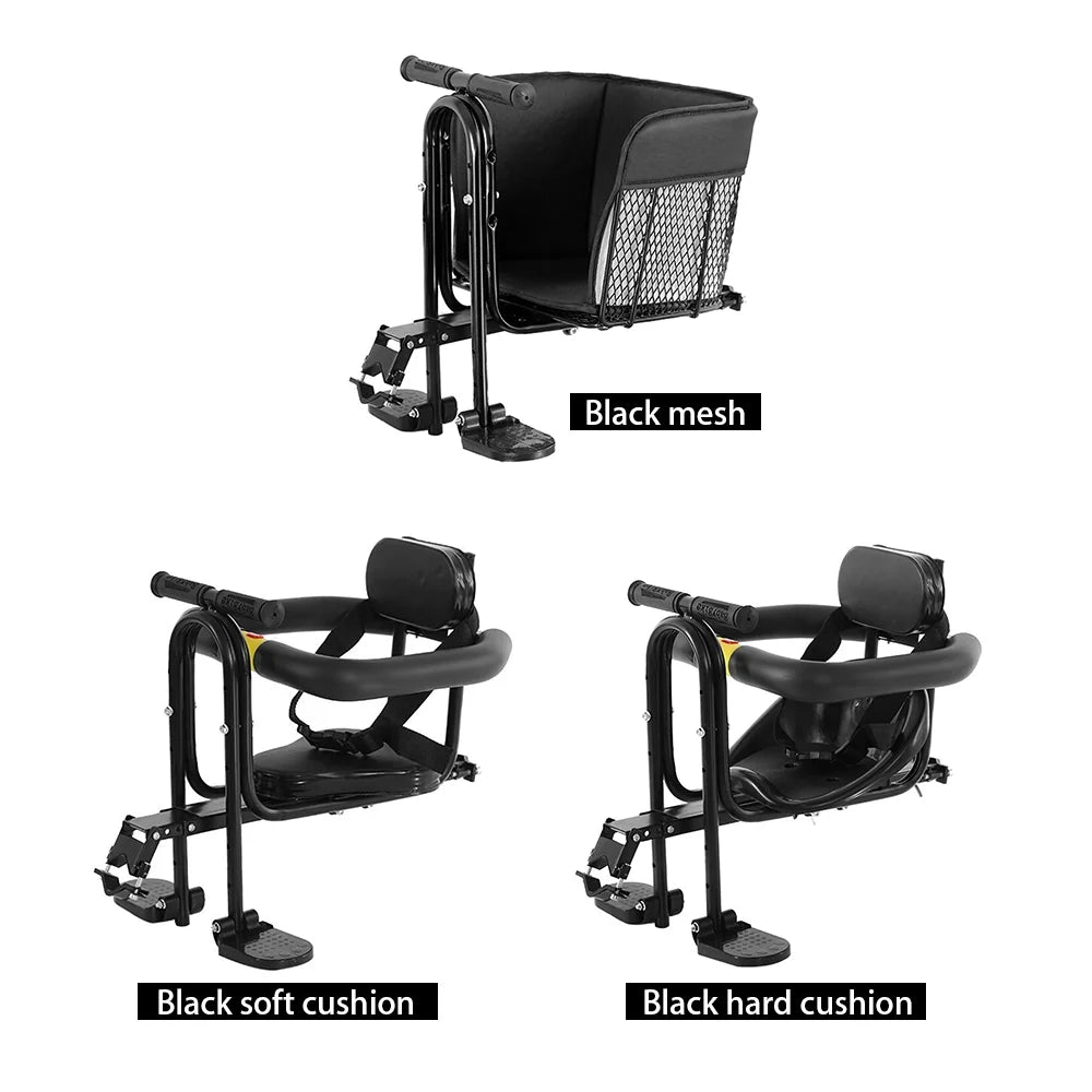 Front Seat Child Saddle with Pedals and Support for MTB Road Bike I41887
