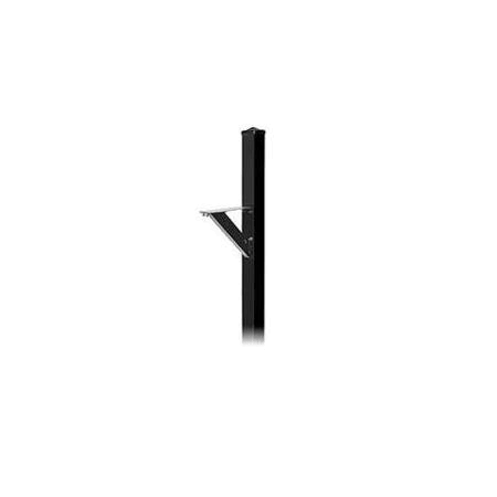 Black Decorative Mailbox Post W53604