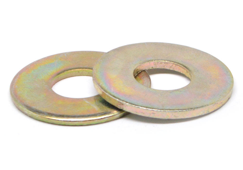 3/4x22 Grade 9 Tension Flat Washer USS Pattern L9 - USA Alloy Steel Yellow Zinc Plated Pk 20 Q49434