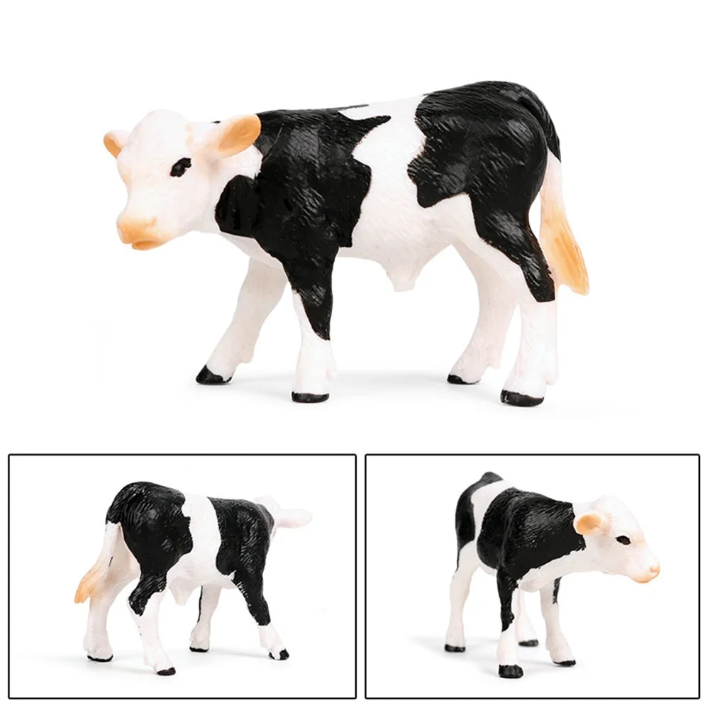 Realistic Cow Cattle Figurine Model Toy H804618