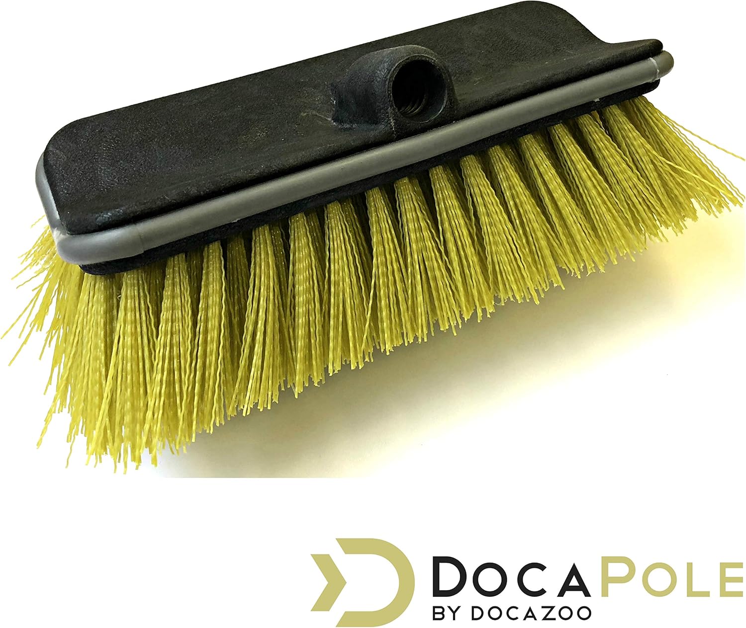 11 Inch Hard Bristle Deck Brush with Telescoping Pole, Pack of 2 T662