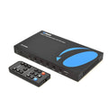 Quad Multi HDMI Viewer 4 in 1 Out HDMI Switcher 4 Ports Seamless Switcher with IR Remote Support 1080p I749