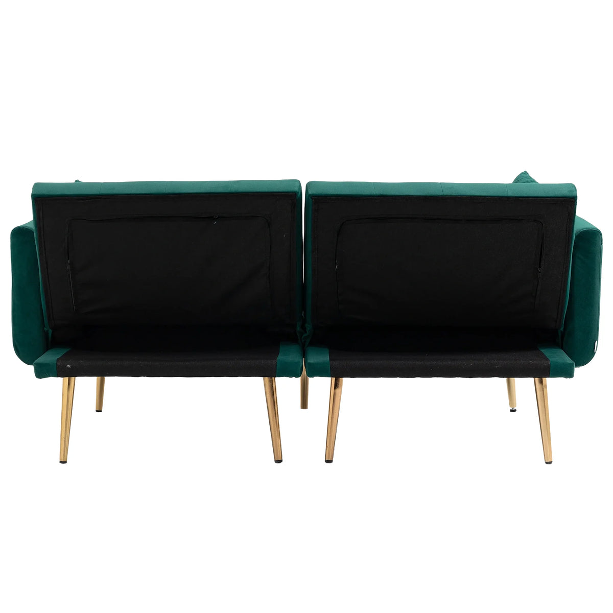 Green Velvet Sofa Loveseat Set O87972