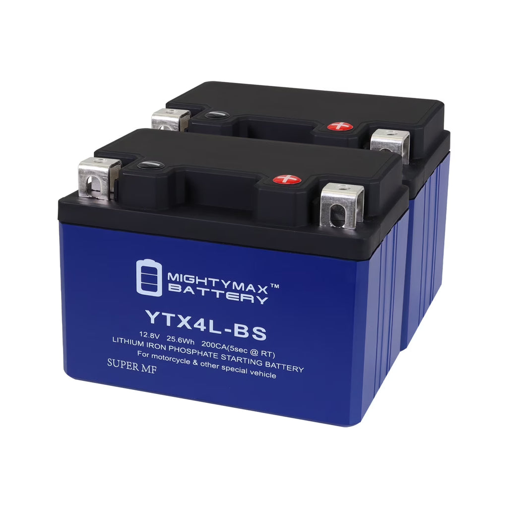 2 Pack Lithium Replacement Battery for Honda Scooters T123