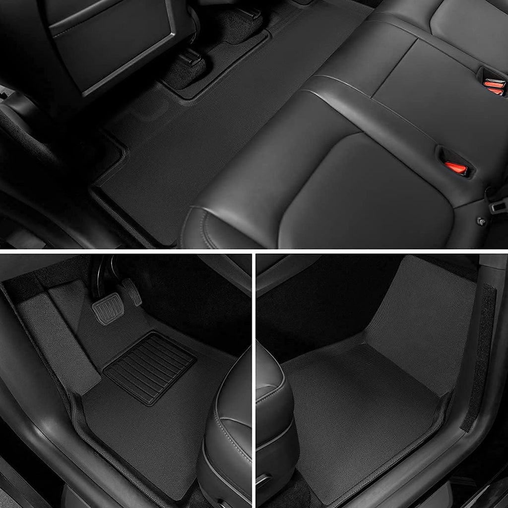 All-Weather Floor Mats for Tesla Model Y 2021, Black E723700