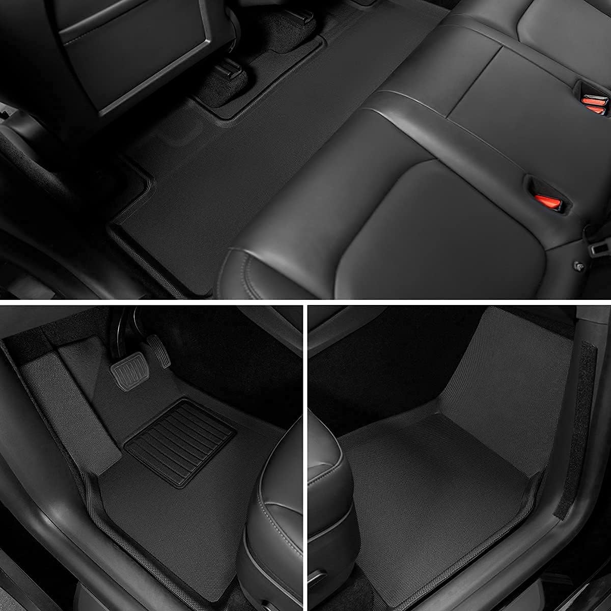 All-Weather Floor Mats for Tesla Model Y 2021, Black E723700