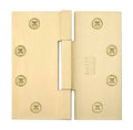 Square Barrel Heavy Duty Brass Hinge Flat Black 4.5 x 4.5 Removable Pin H723