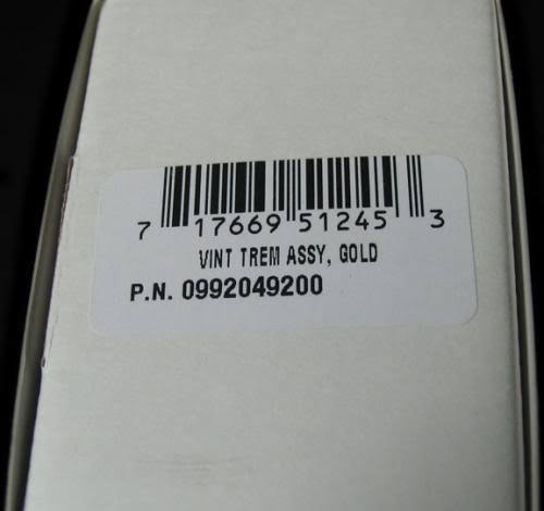 Gold Vintage Tremolo Assembly Q866539