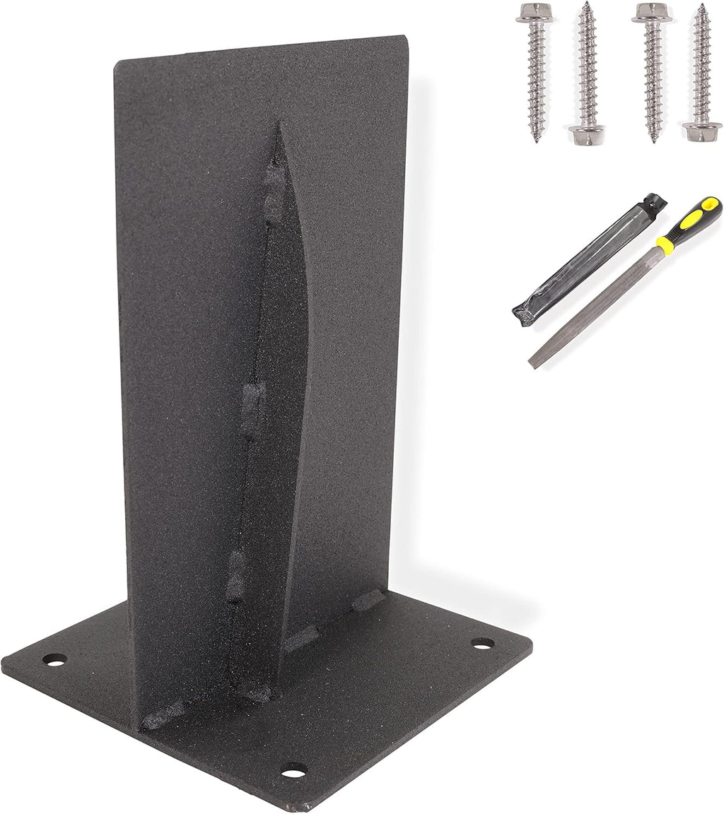 Heavy-Duty Carbon Steel Firewood Splitter, Portable, Rust-Proof, Sharpening File, Pack of 2 V4028