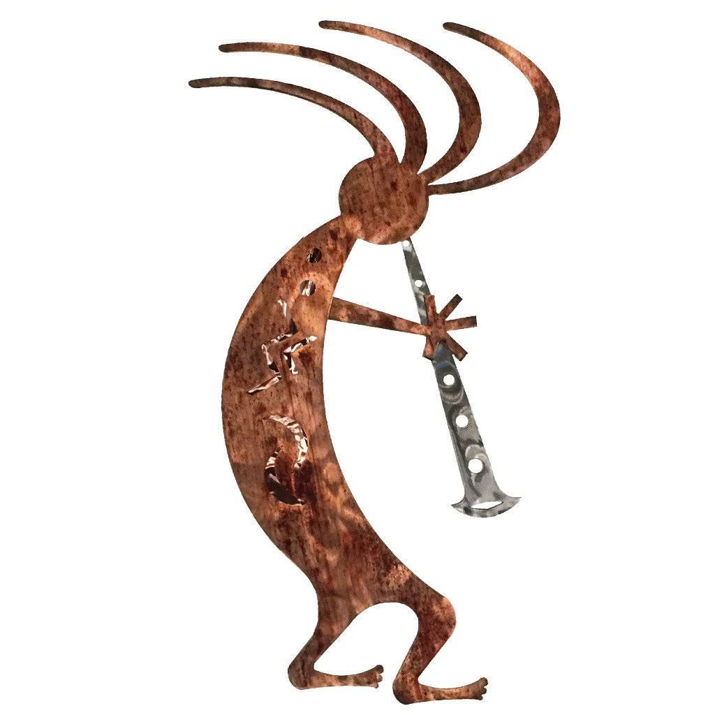 Blue Kokopelli Dancer Wall Decor I488597