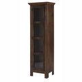 Narrow Cabinet Glass Door - Walnut X684