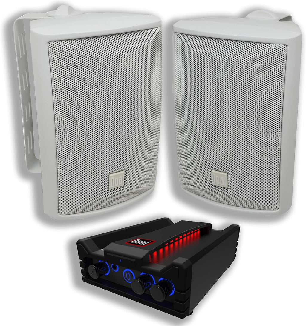 Black Micro Wireless Bluetooth 2 Channel Stereo Class-D Amplifier, 100 Watts Peak Power, Pack of 2 L8845