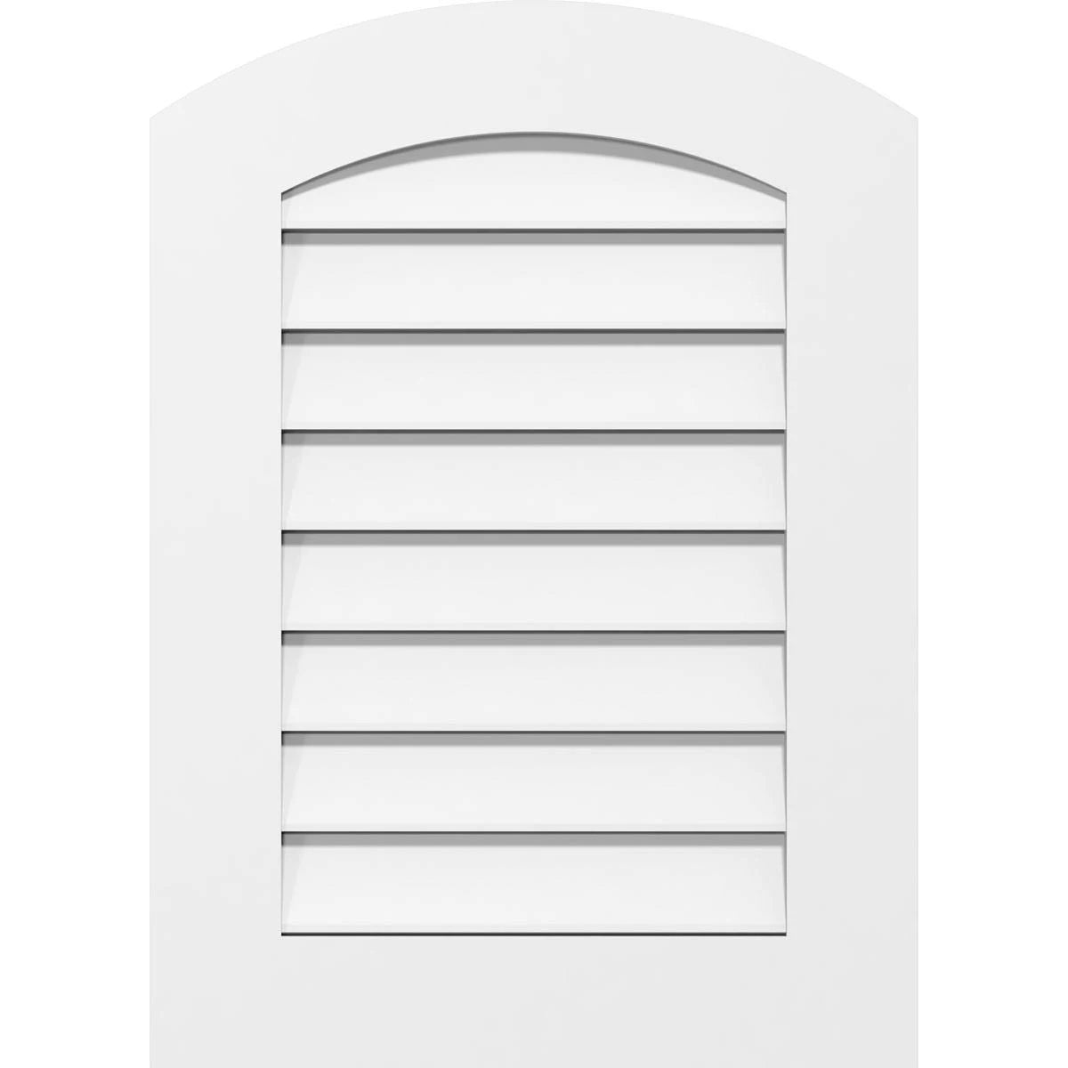 Arch Top Surface Mount PVC Gable Vent F59615