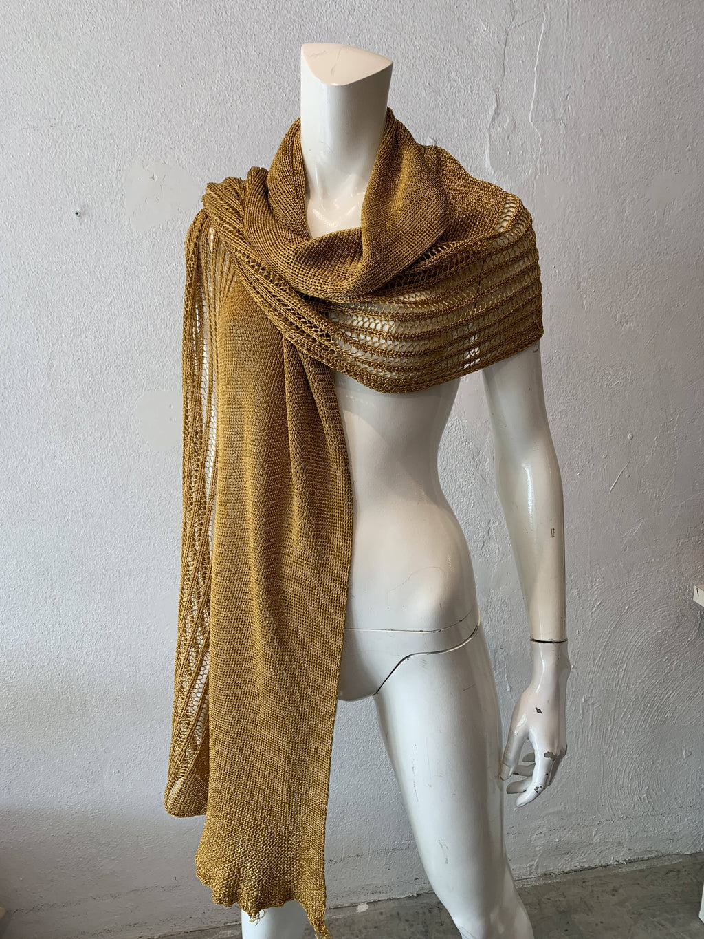 Golden Butterfly Scarf L30441