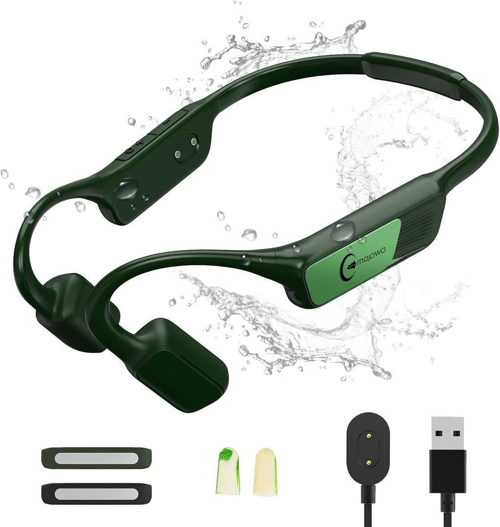 Wireless Bone Conduction Headphones with Mic, IP67 Waterproof X317