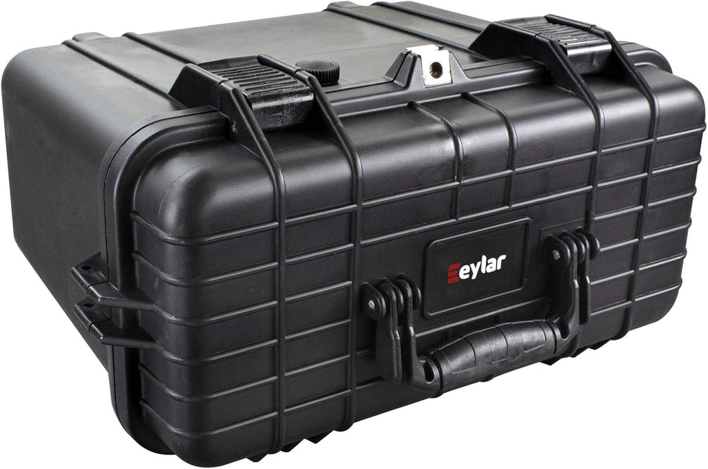 Compact Tall 16.93 Protective Gear Case Water and Shock Resistant with Foam (Black) Q53392