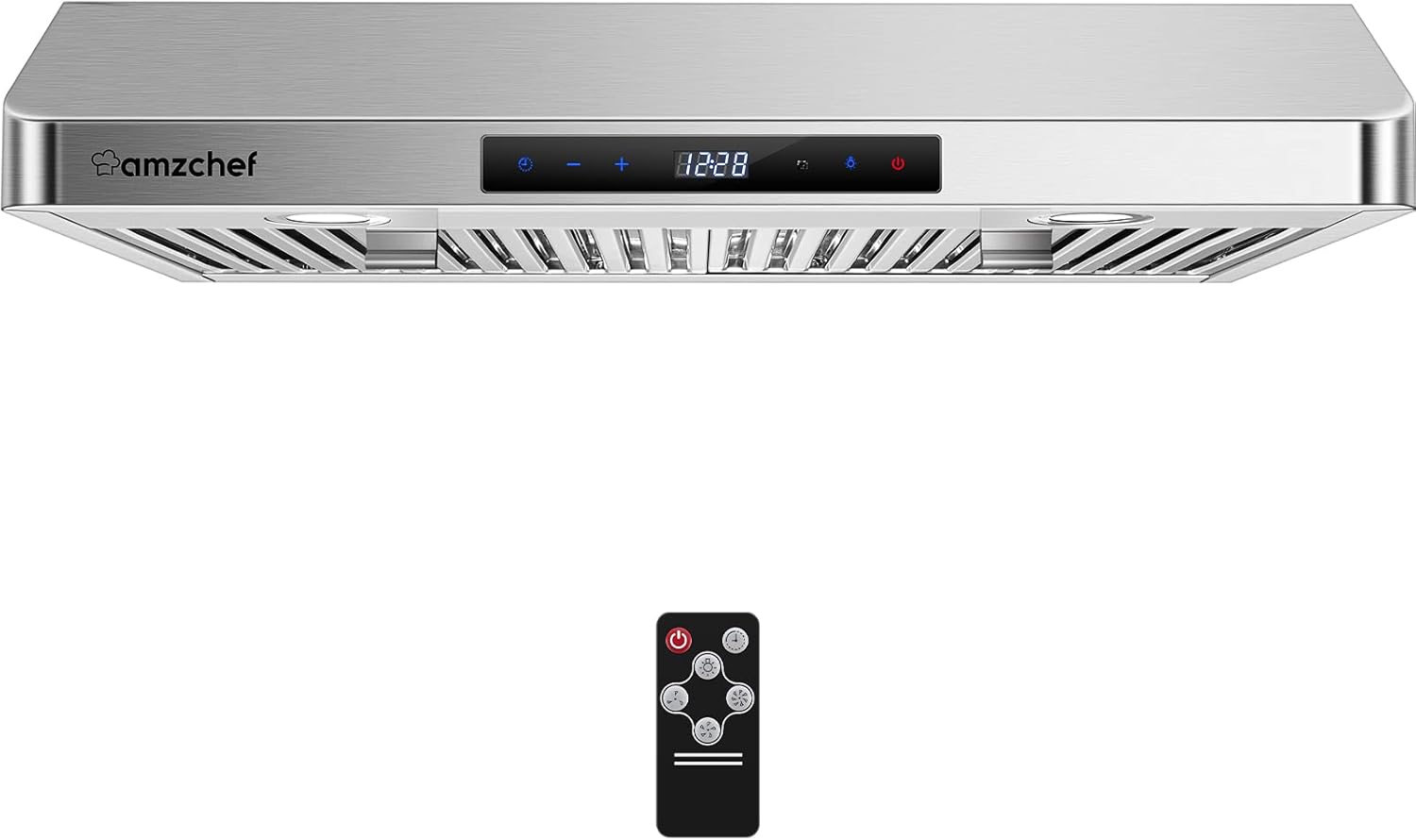 30 Inch Ducted Range Hood Under Cabinet Stainless Steel W7016