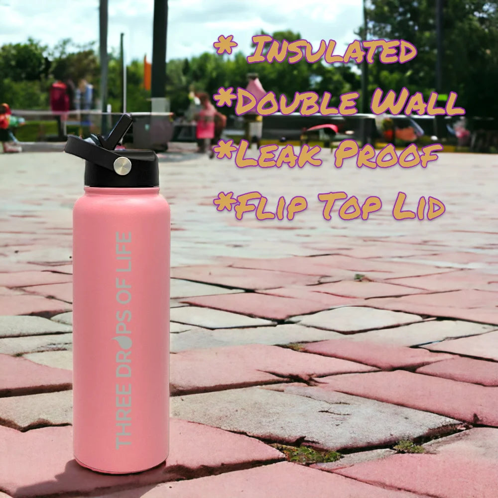 Insulated Water Bottle with Etched Logo Q41965
