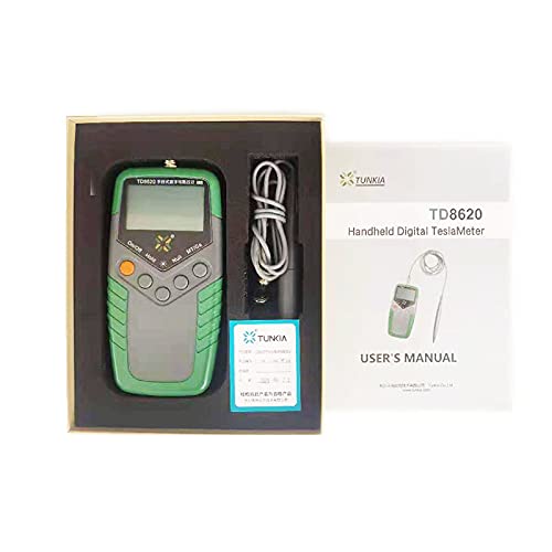 Green Digital Handheld Gaussmeter Tesla Meter Tester T851377