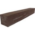 Hand Hewn Faux Wood Fireplace Mantel, Aged Pecan Q3677