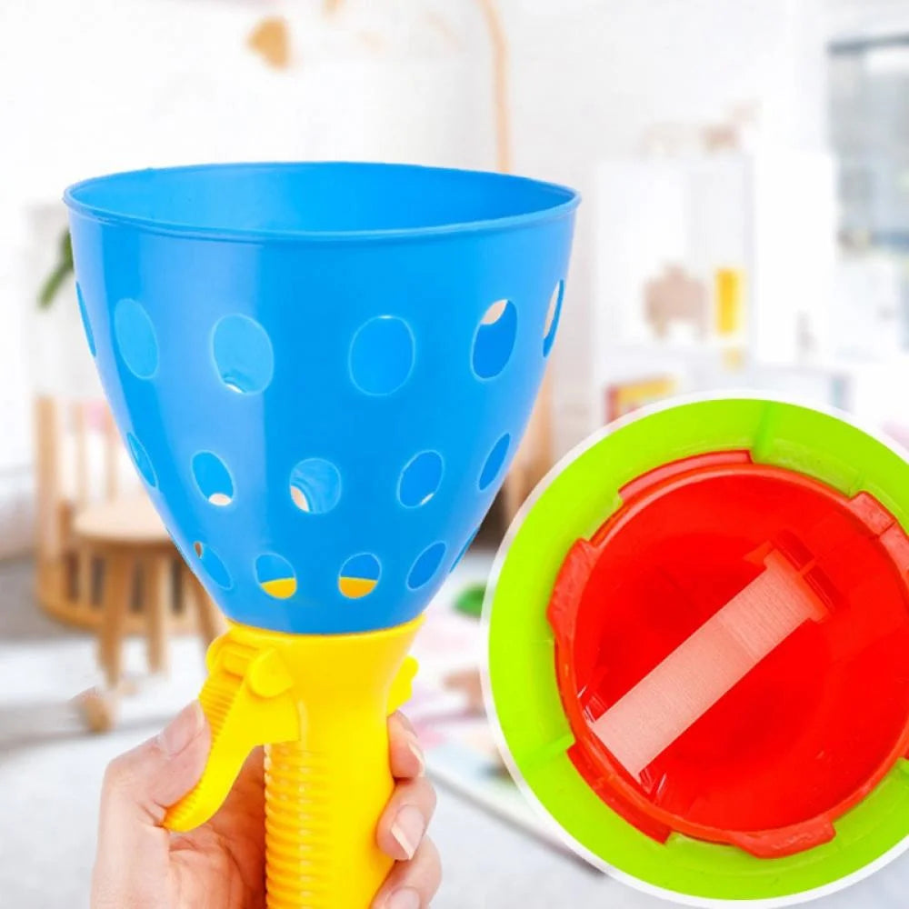 Catch Ball Game with 4 Catch Launcher Baskets and 8 Balls U540