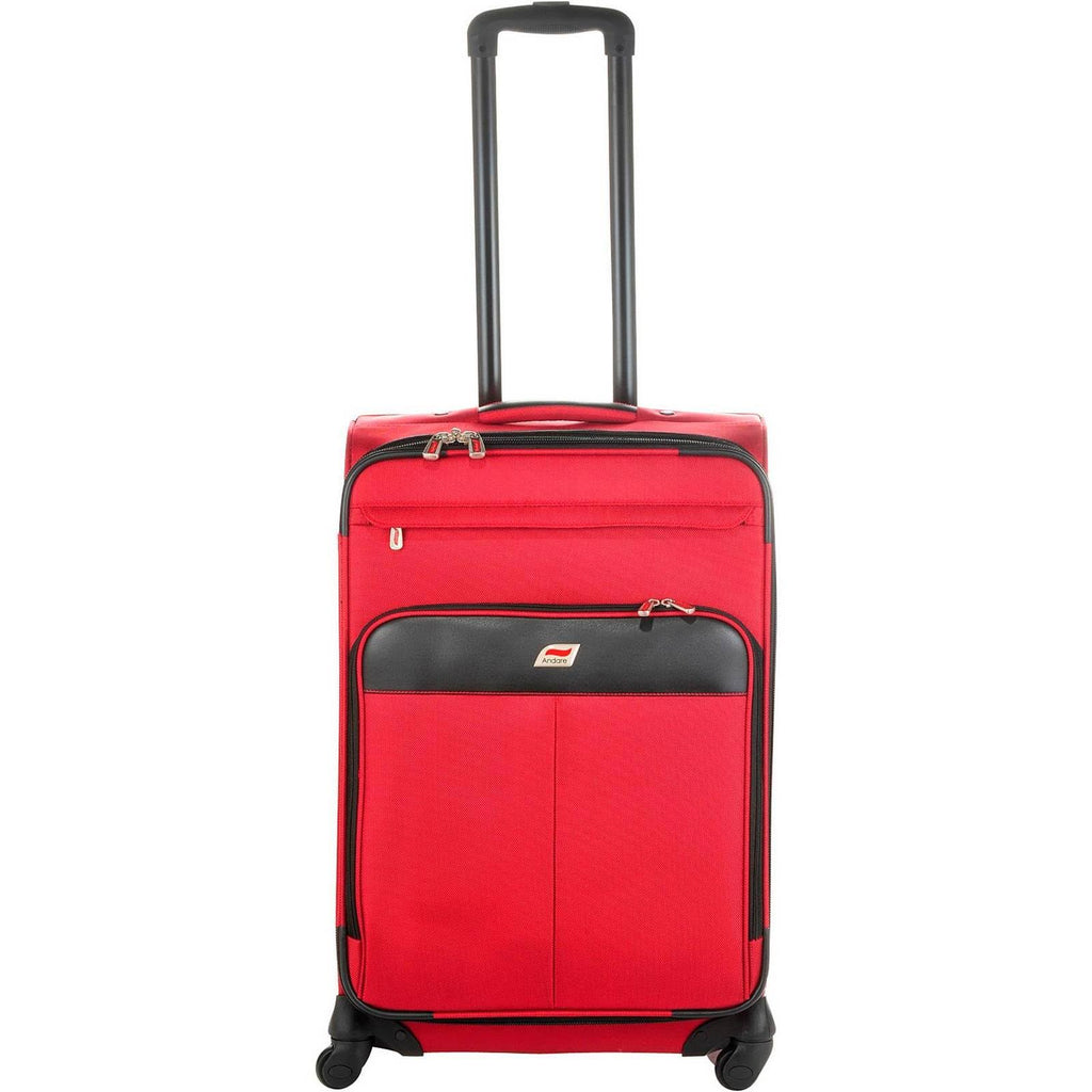24-Inch Expandable Spinner Suitcase (Black) G765