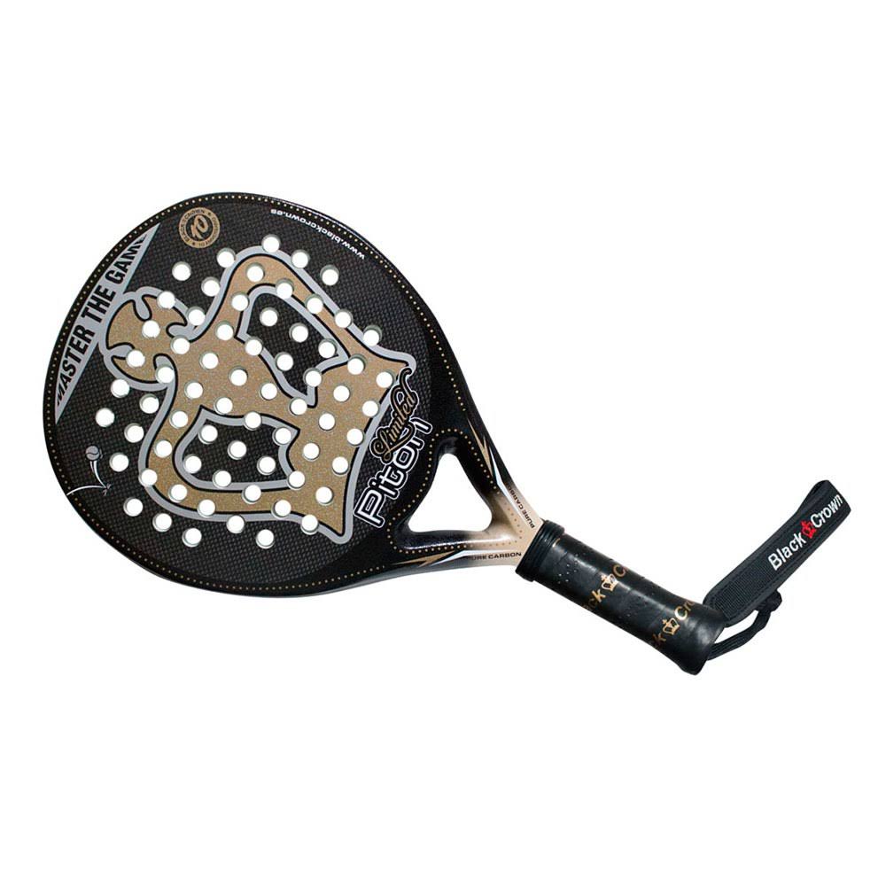 Black Padel Racket Y676542