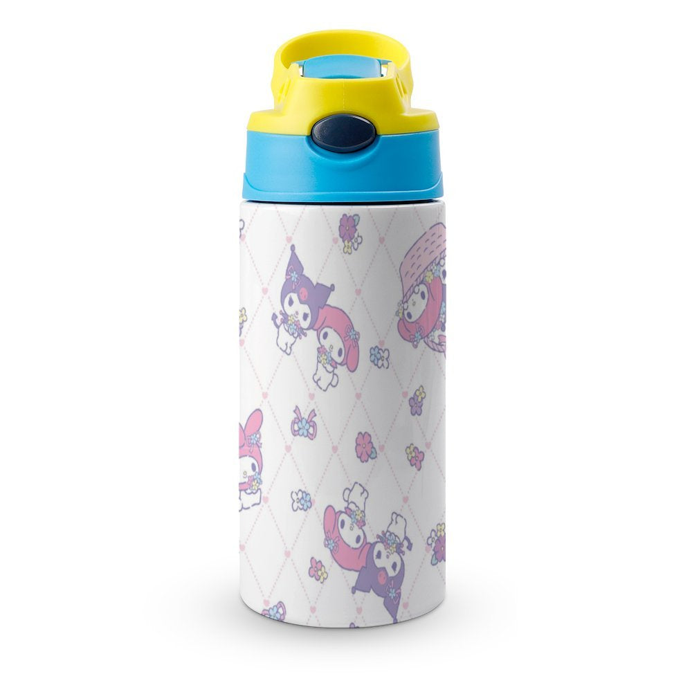 Stainless Steel Water Bottle with Straw K854