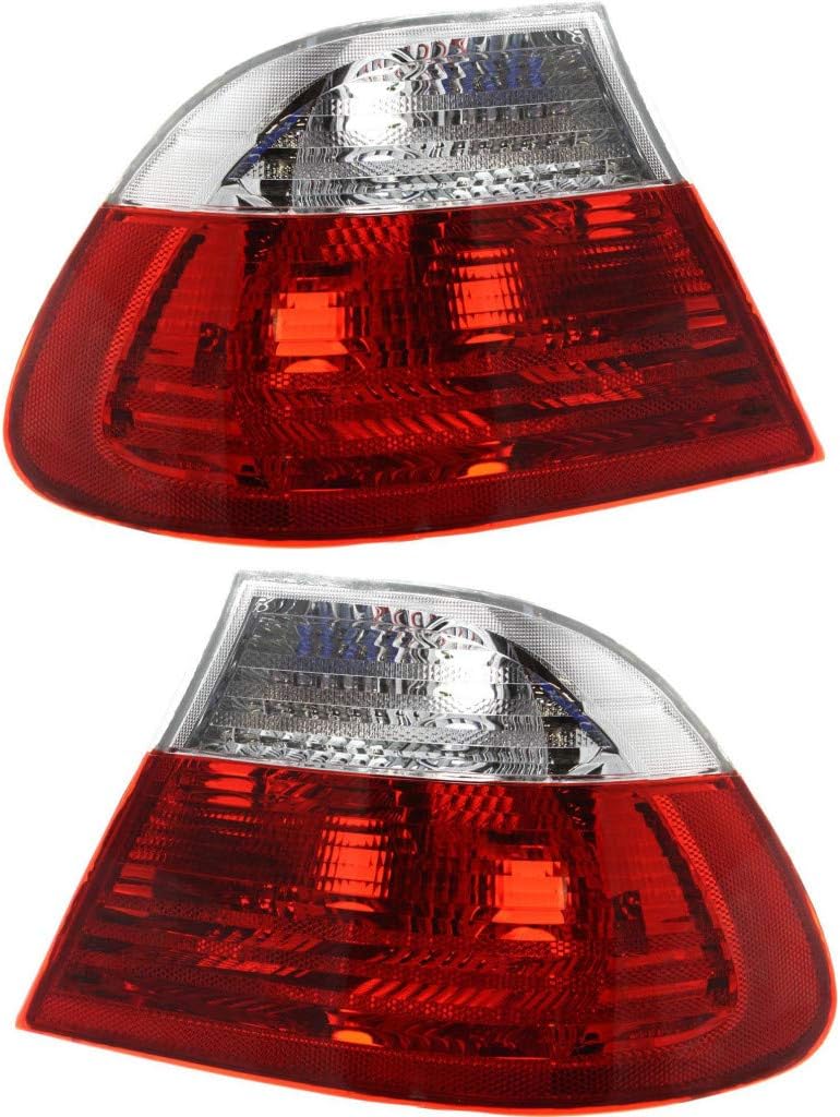 BMW 323i Tail Light 2000 Driver and Passenger Side Pair U9472
