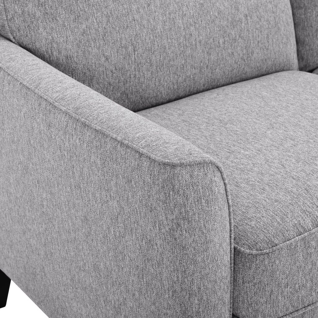Charcoal Fabric 2-Seater Loveseat T401