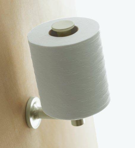 Vibrant Brushed Gold Vertical Toilet Tissue Holder S28249