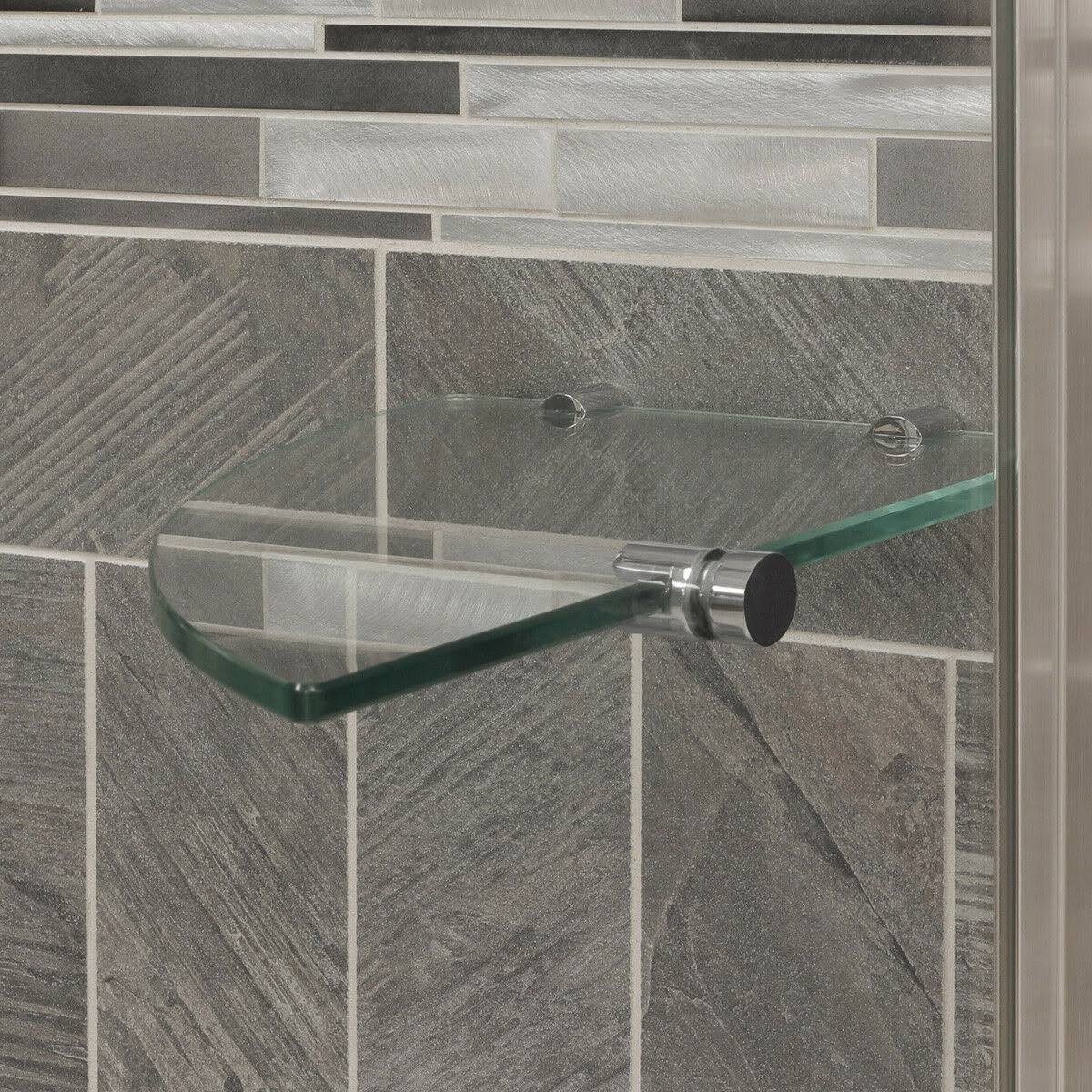 Chrome 34-35W x 72H Pivot Swing-Out Shower Door E7113