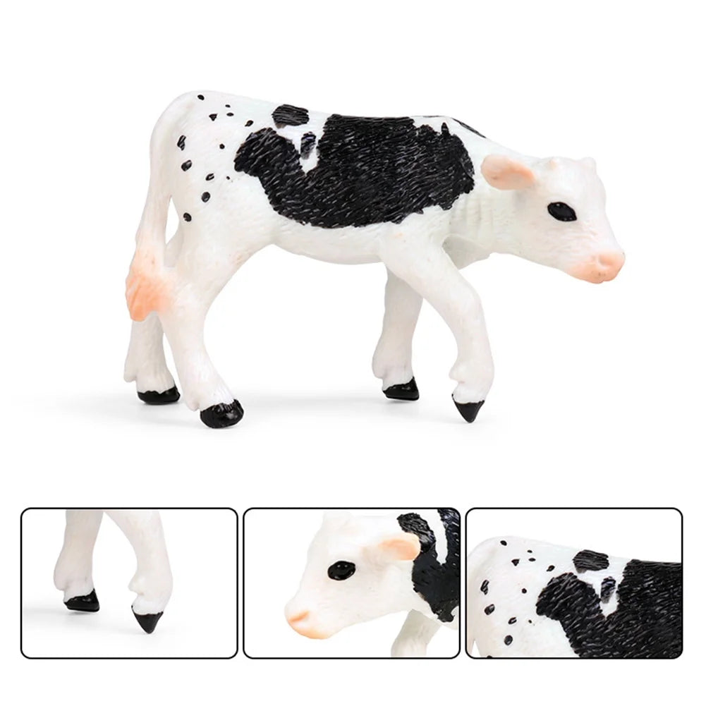 Realistic Cow Cattle Figurine Model Toy H804618