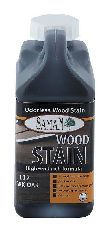 Semi-Transparent Dark Oak Water-Based Wood Stain 32 oz. Case Of 12 N198