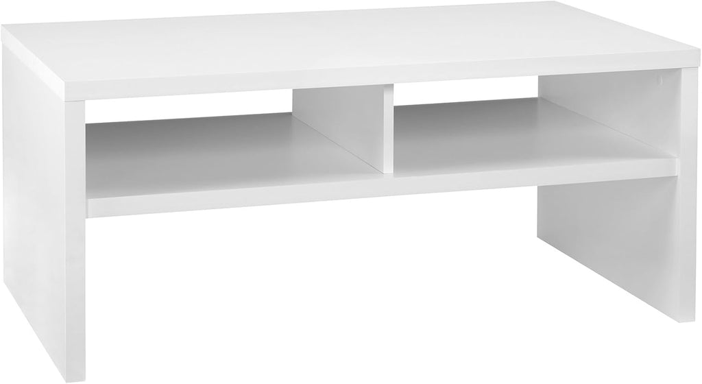 2-Door White Storage Cabinet with Shelf T12852