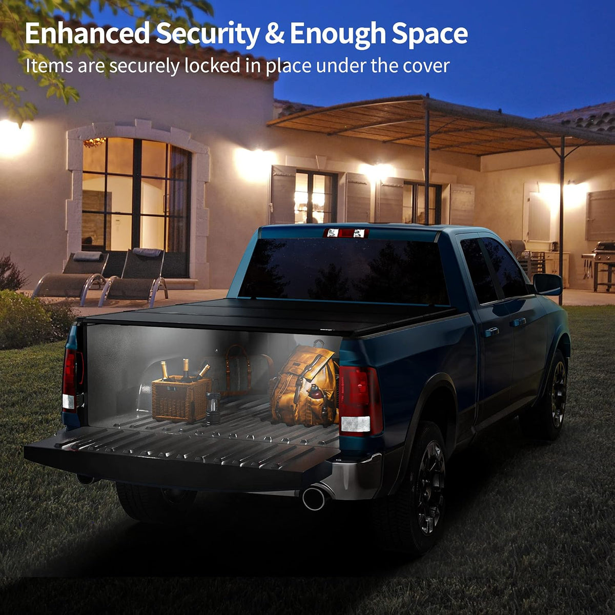 Hard Tri-fold Truck Bed Tonneau Cover X702