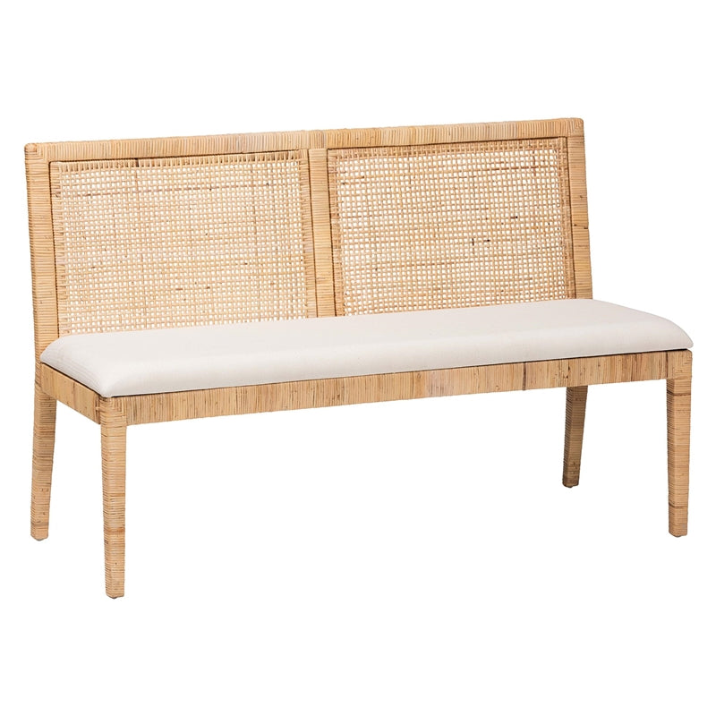 2-Piece Rattan Banquette Set U19512