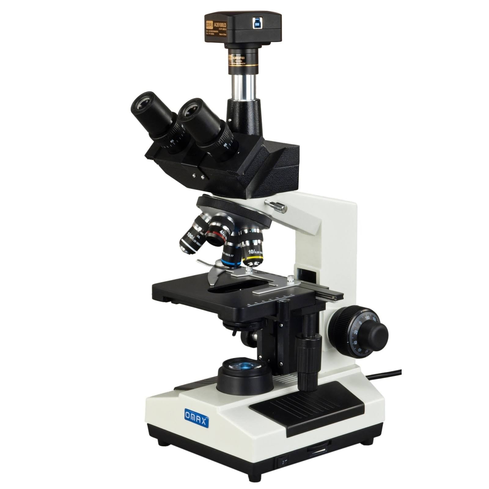 40X-2000X 5MP USB 3.0 Digital Compound Trinocular LED Biological Microscope M888