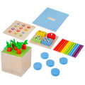 Intelligence Box Coin Wooden Toddler Baby Toy D6748
