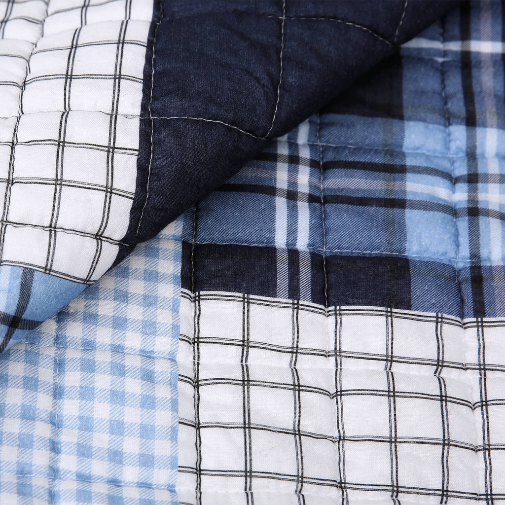 Navy King Quilt Set M330