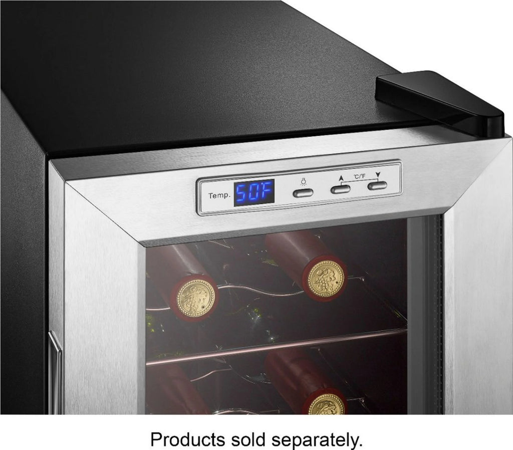 Stainless Steel 8-Bottle Wine Cooler L326