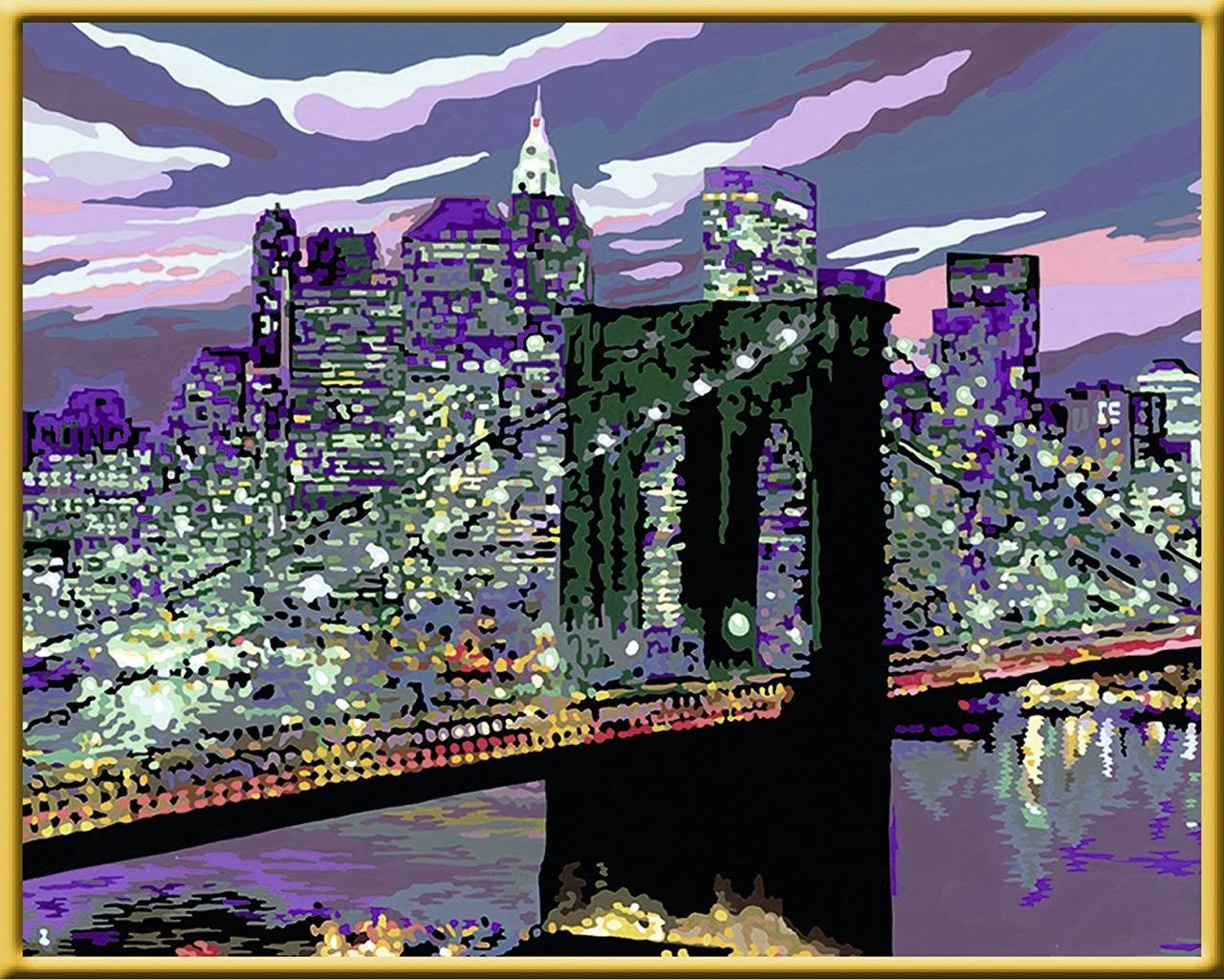 Paint by Numbers Skyline of New York Z572693