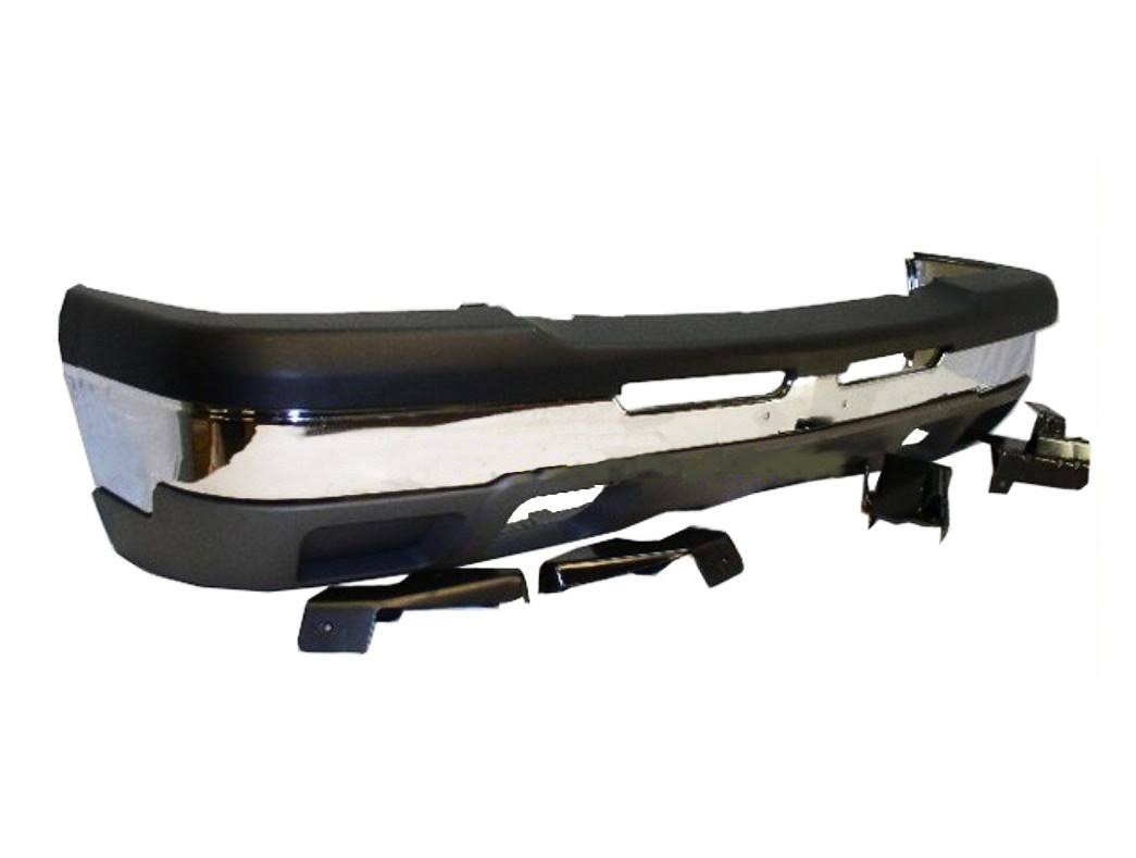 Chrome Front Bumper Cap Valance Bracket with Tow Hole G83016