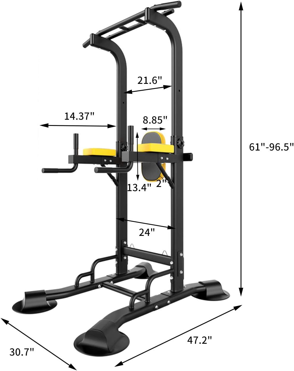 Power Tower Pull Up Bar Dip Stands M616005
