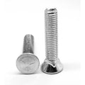5/8 inch-11 x 1 3/4 inch Coarse Thread Grade 5 Plow Bolt Flat Head Medium Carbon Steel Zinc Plated Pk 250 K333