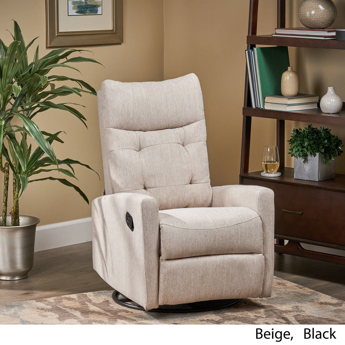 Light Blush Push Back Nursery Recliner Y78158