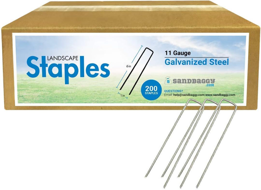 1000 Staples Galvanized Garden Staples E501