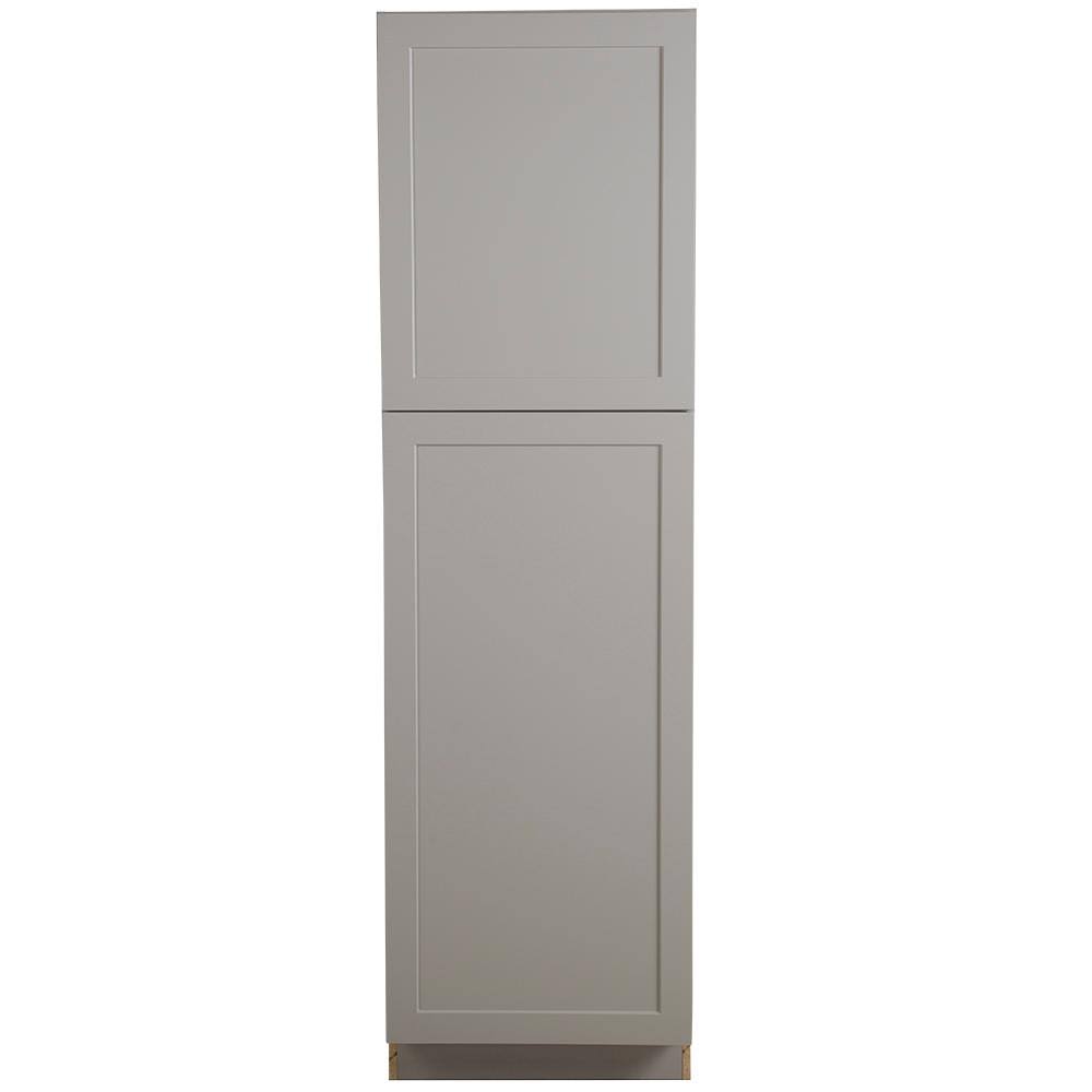 Gray Pantry Cabinet with Adjustable Shelves R58175