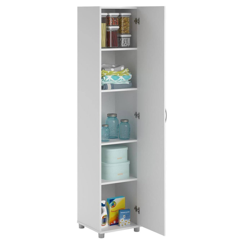 White Storage Cabinet M349